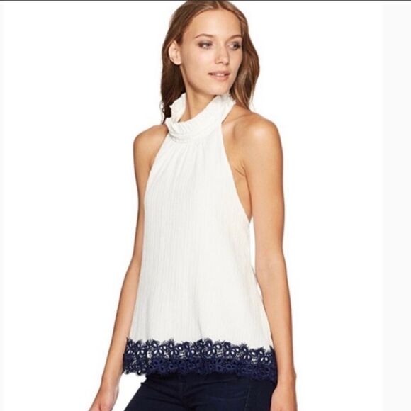 ‎NWOT Moon River Boho halter top -- Size M - Picture 2 of 10